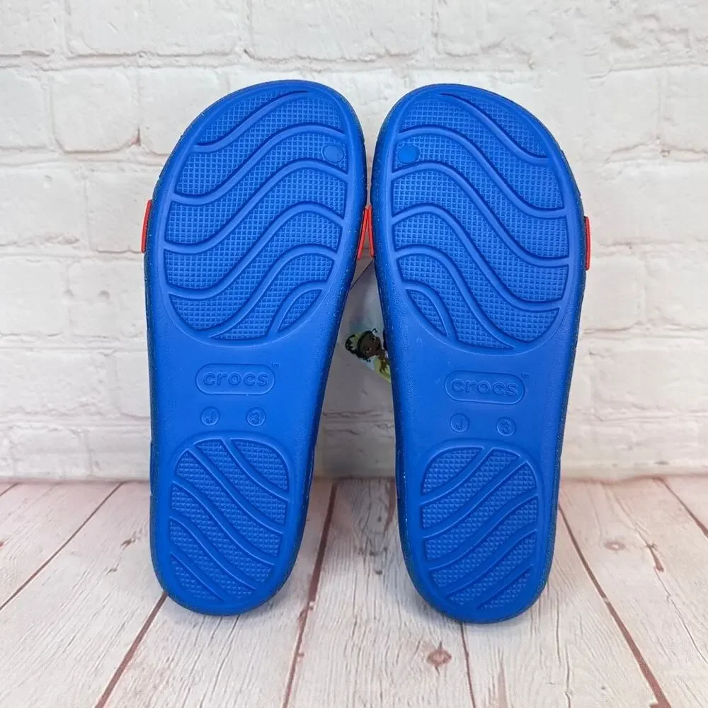 Crocs Disney Snow White Isabella Bright Cobalt Sandals Kids Size J3 209676-4JL